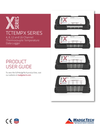 Thumbnail of document Manual - TCTempX Temperature Data Logger